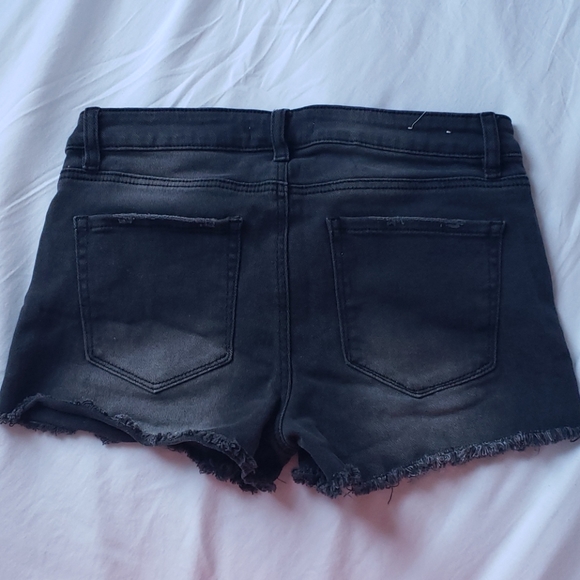 Black Jean Shorts - Picture 2 of 2